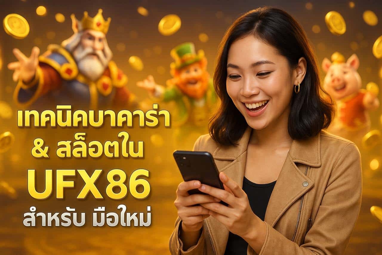 เทคนิคบาคาร่า & สล็อตใน UFX86 สำหรับมือใหม่